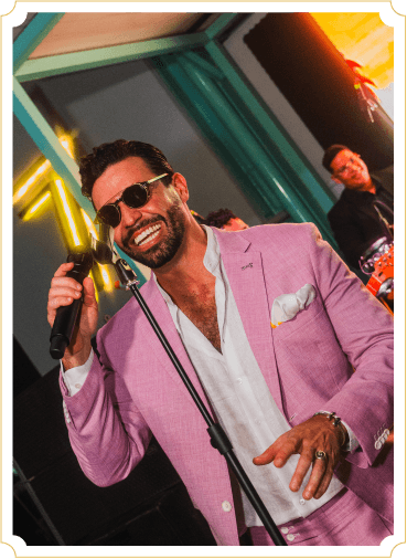 Dj en vivo y ambiente de fiesta en rooftop Cartagena